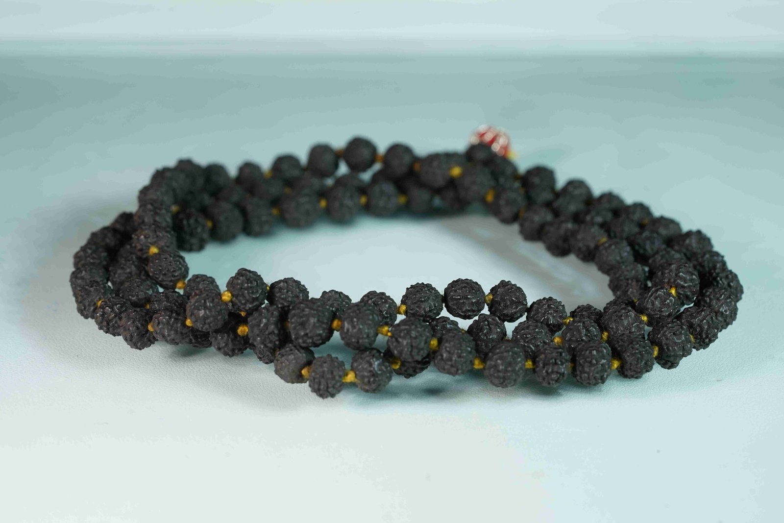 Black Bead Rudrakash Mala