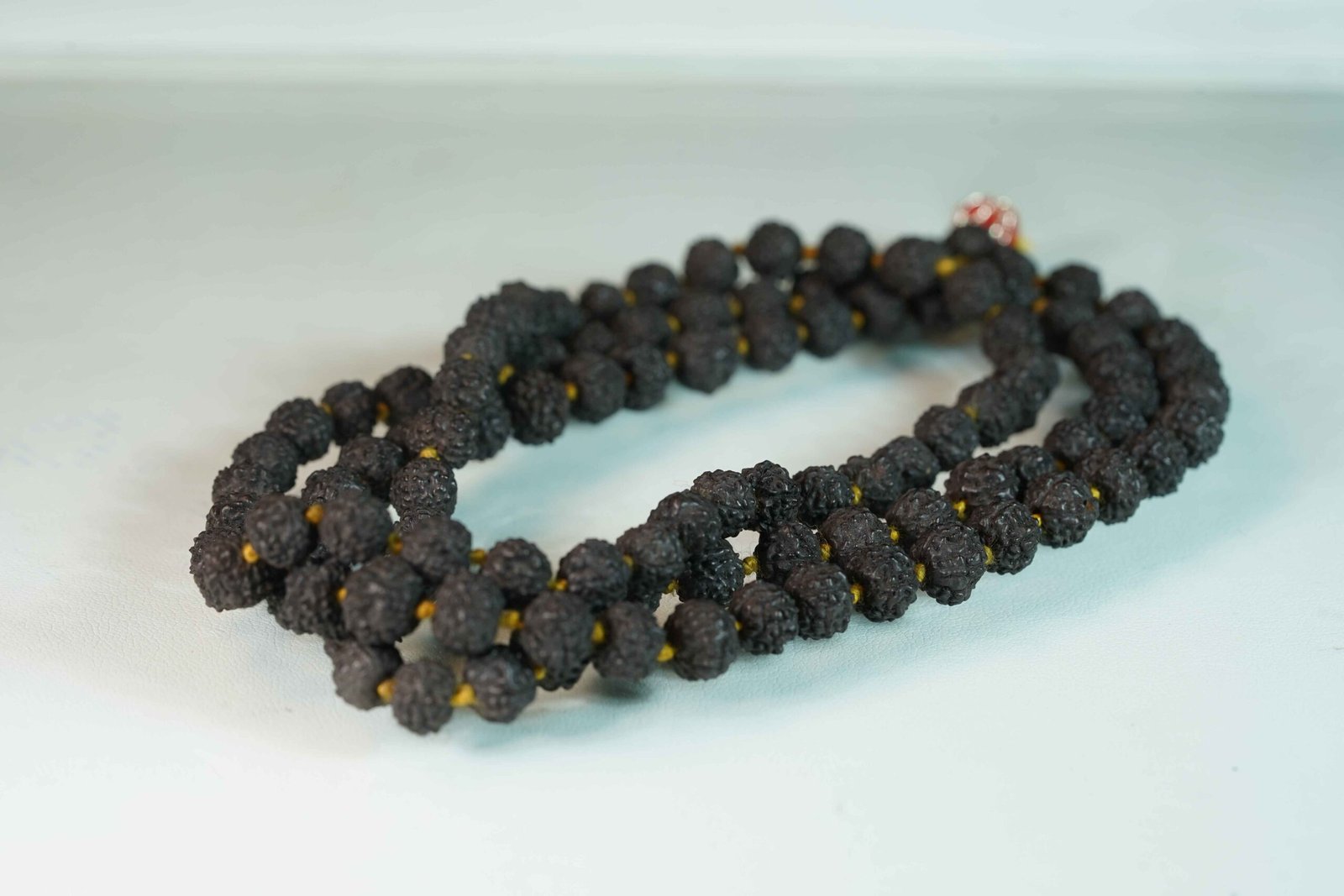 Black Bead Rudrakash Mala - Image 2